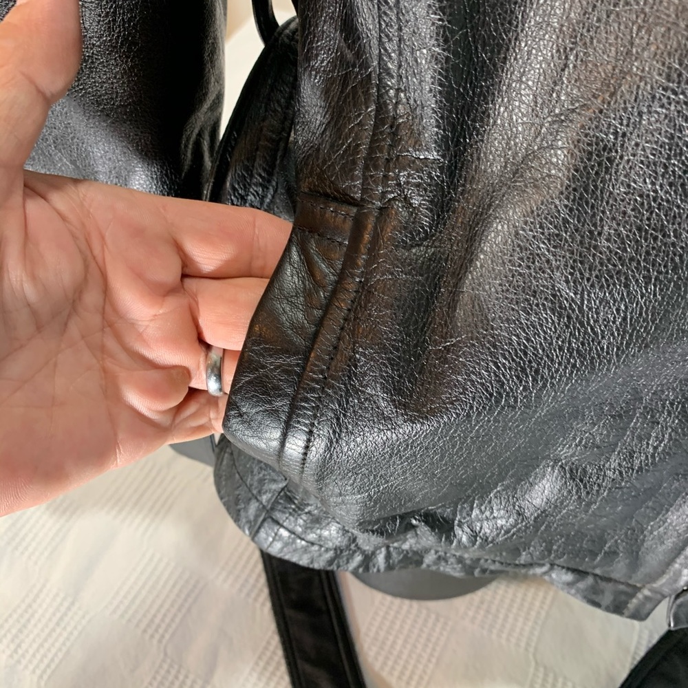 Wilson’s black leather jacket women’s size M - Picture 7 of 8